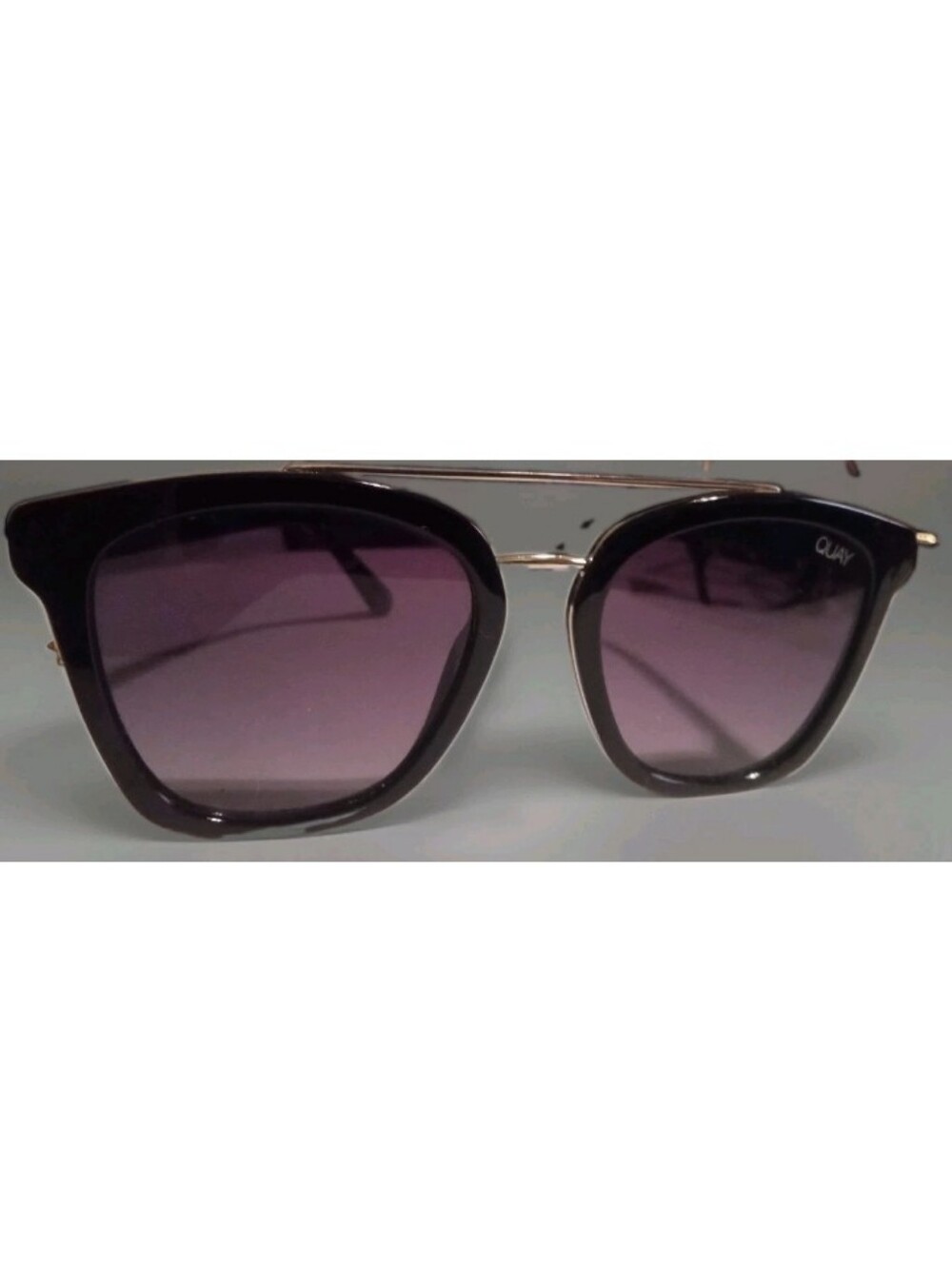 Quay Chic Black & Purple Gradient Women's Sunglasses